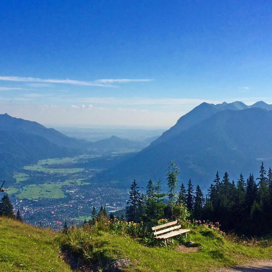 Ferienwohnung Am Kurpark -Wohnung 2,90Qm- Garmisch-Partenkirchen Exteriör bild