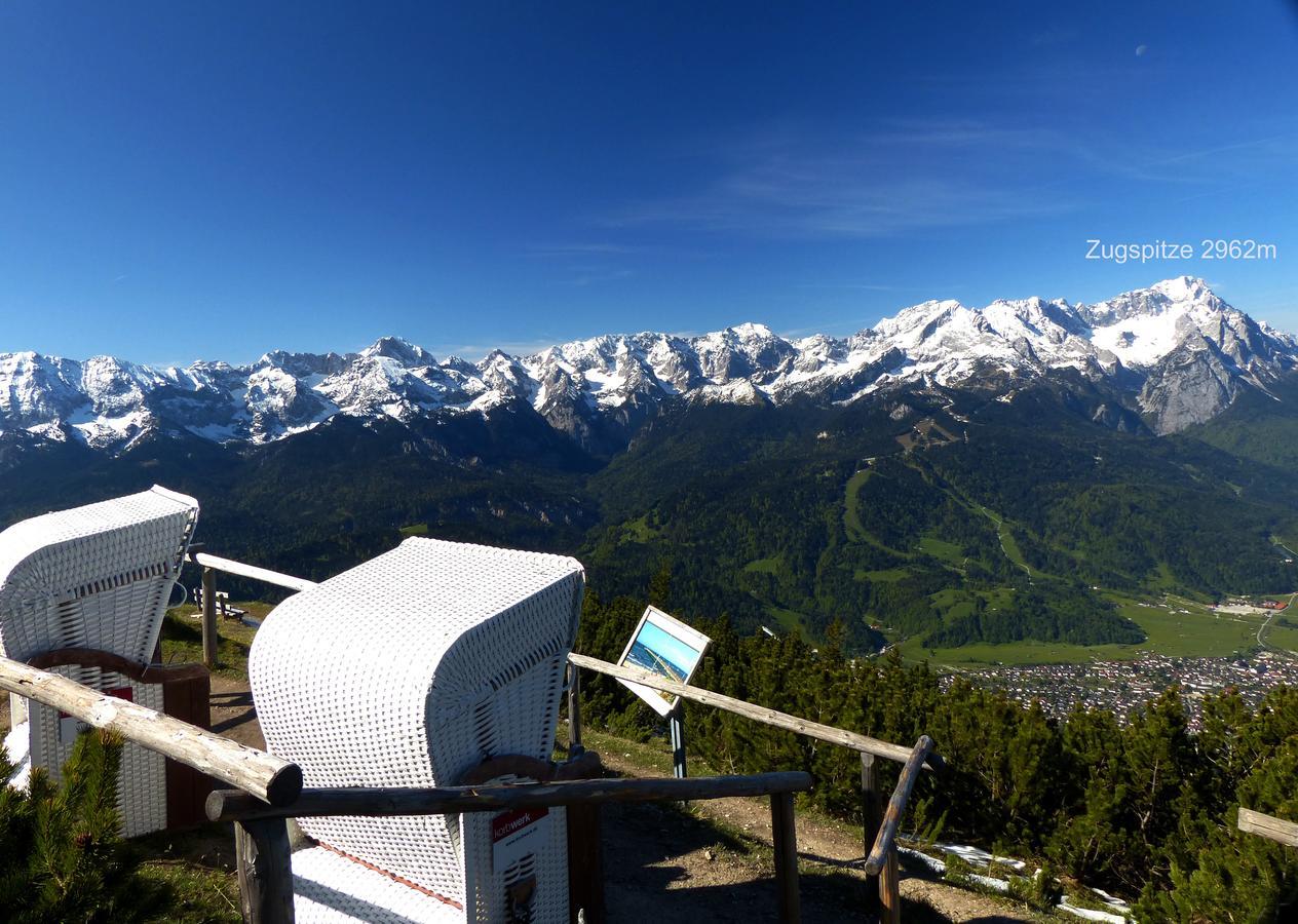 Ferienwohnung Am Kurpark -Wohnung 2,90Qm- Garmisch-Partenkirchen Exteriör bild